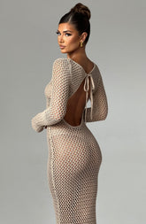 Moana Maxi Dress - Beige